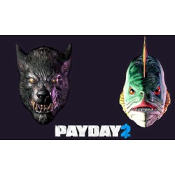 PAYDAY 2   Lycanwulf and The One Below Masks DLC Steam Kod Klucz