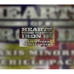 Hearts of Iron III   Axis Minors Vehicle Pack DLC Steam Kod Klucz