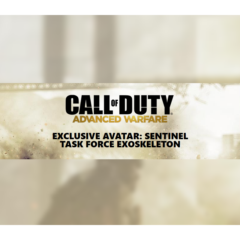 Call of Duty  Advanced Warfare   Sentinel Task Force Exoskeleton DLC   XBOX One Kod Klucz