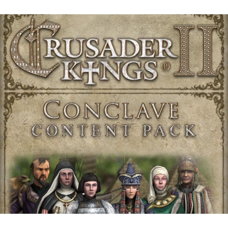 Crusader Kings II   Conclave Content Pack DLC Steam Kod Klucz