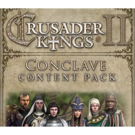 Crusader Kings II   Conclave Content Pack DLC Steam Kod Klucz