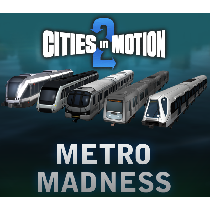 Cities in Motion 2   Metro Madness DLC Steam Kod Klucz