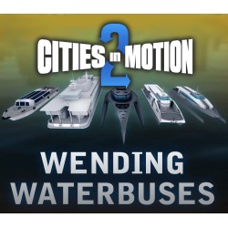 Cities in Motion 2   Wending Waterbuses DLC Steam Kod Klucz