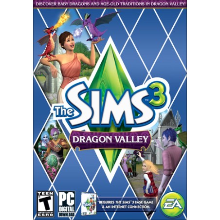 The Sims 3   Dragon Valley DLC Origin Kod Klucz