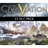 Sid Meiers Civilization V   15 DLC Pack Steam Kod Klucz