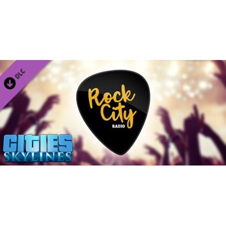 Cities  Skylines   Rock City Radio DLC Steam Kod Klucz