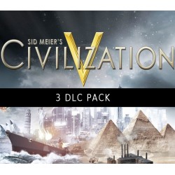 Sid Meiers Civilization V   3 DLC Pack Steam Kod Klucz