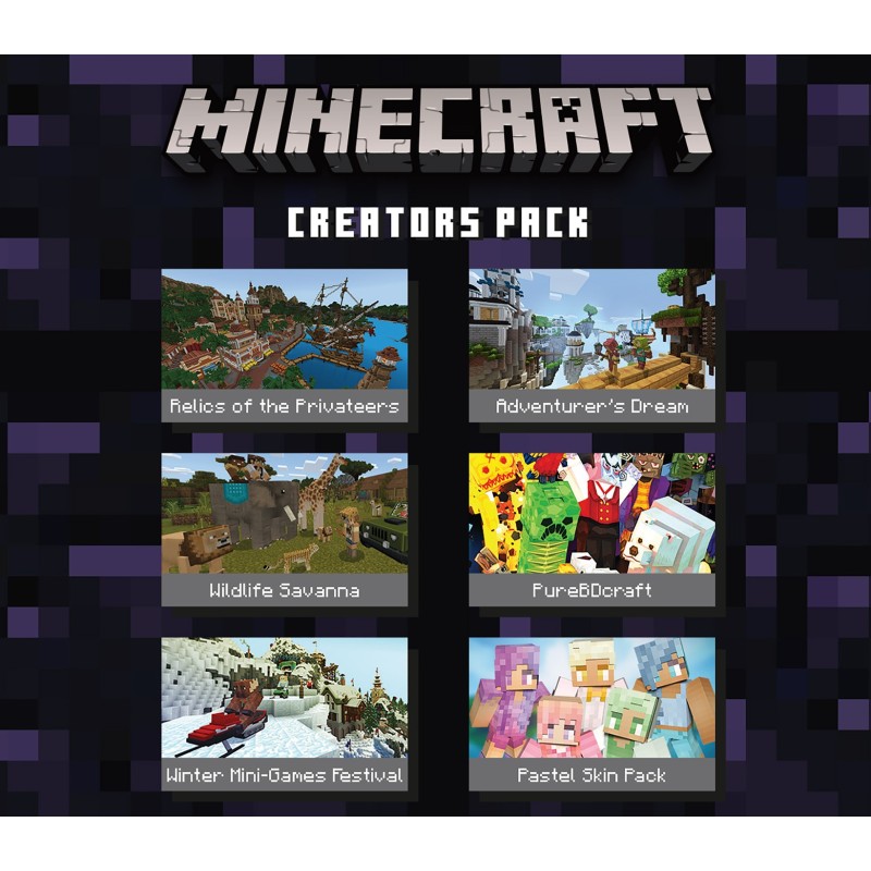 Minecraft   Creators Pack DLC XBOX One Kod Klucz