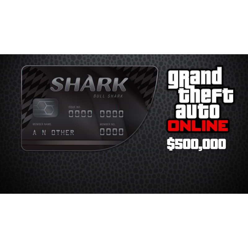 Grand Theft Auto Online   $500,000 Bull Shark Cash Card   XBOX One Kod Klucz