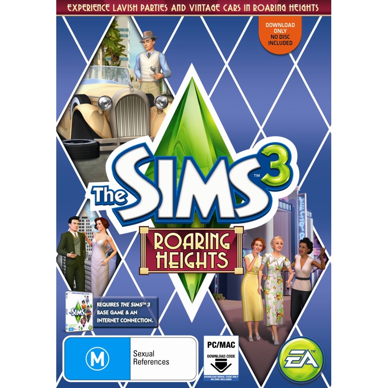 The Sims 3   Roaring Heights DLC Origin Kod Klucz