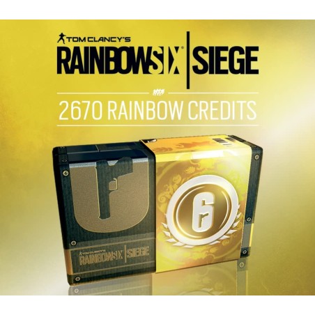 Tom Clancys Rainbow Six Siege   2670 Credits Pack XBOX One Kod Klucz