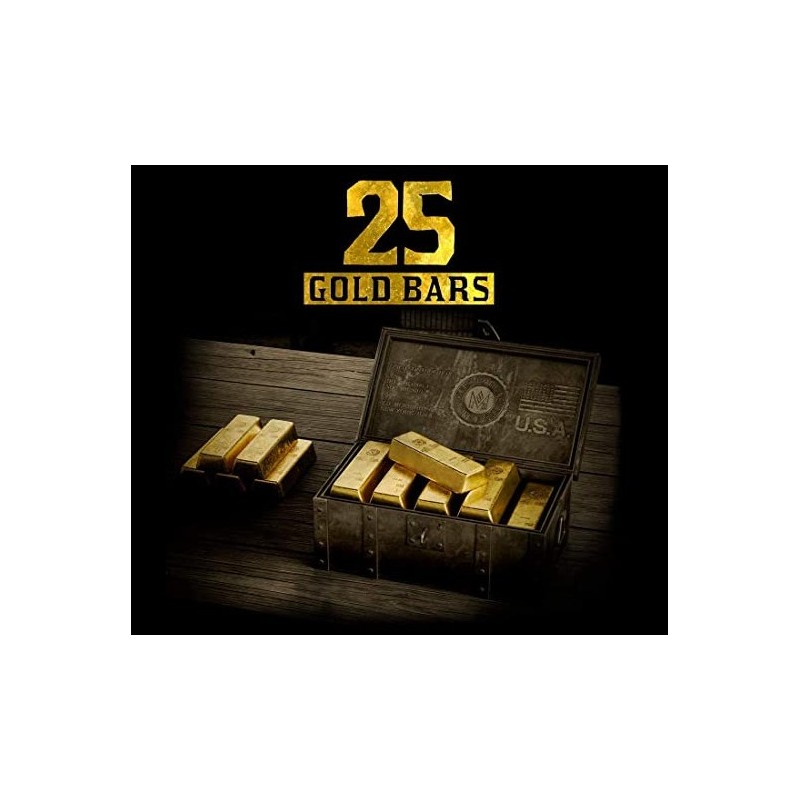 Red Dead Online   25 Gold Bars XBOX One Kod Klucz