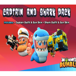 Worms Rumble   Captain and Shark Double Pack DLC Steam Kod Klucz