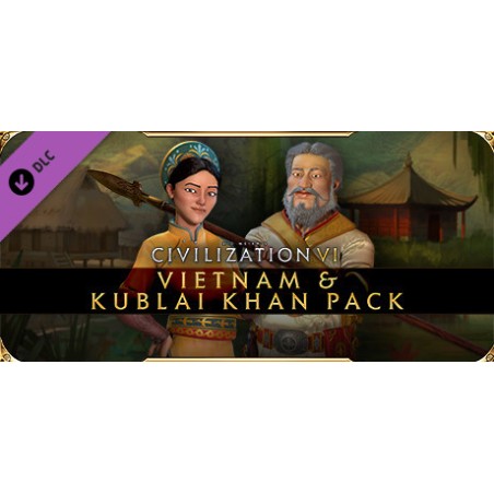 Sid Meiers Civilization VI   Vietnam and Kublai Khan Pack DLC Steam Kod Klucz