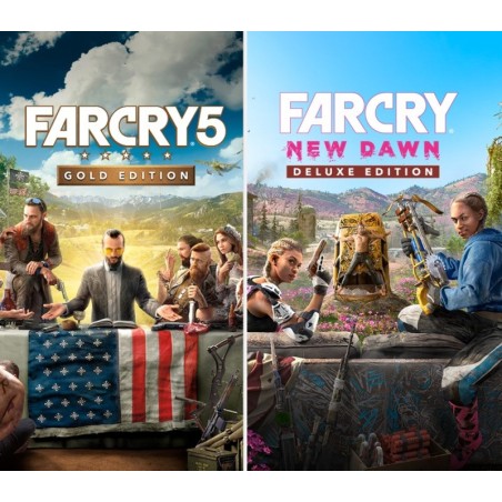 Far Cry 5 Gold Edition + Far Cry New Dawn Deluxe Edition Bundle   XBOX One Kod Klucz