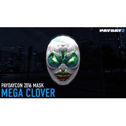 PAYDAY 2   Mega Clover Mask (PAYDAYCON 2016) DLC Steam Kod Klucz