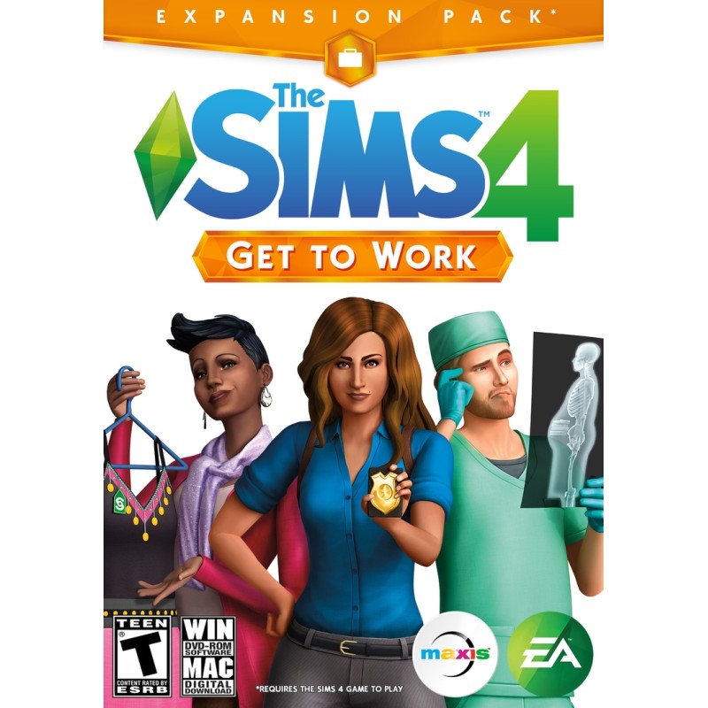 The Sims 4   Get to Work DLC   Origin Kod Klucz