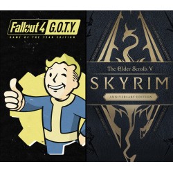 The Elder Scrolls V  Skyrim Anniversary Edition + Fallout 4 G.O.T.Y.   XBOX One Kod Klucz