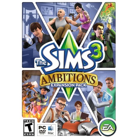 The Sims 3 + Ambitions Expansion Pack DLC Origin Kod Klucz