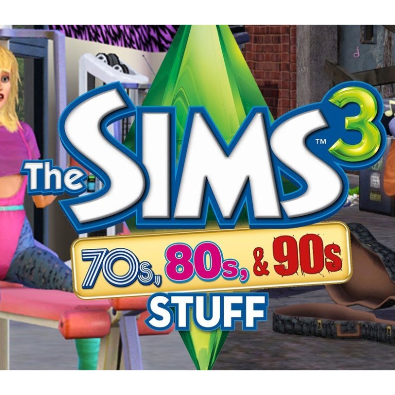 The Sims 3 + 70s, 80s, and 90s Stuff Pack Origin Kod Klucz