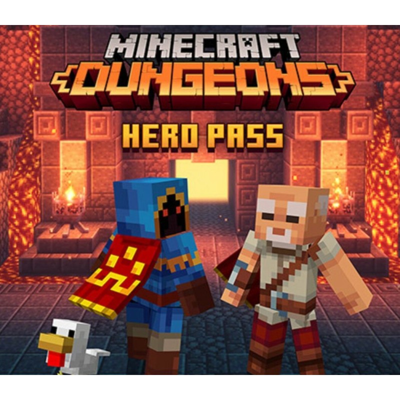 Minecraft Dungeons   Hero Pass Upgrade DLC XBOX One Kod Klucz