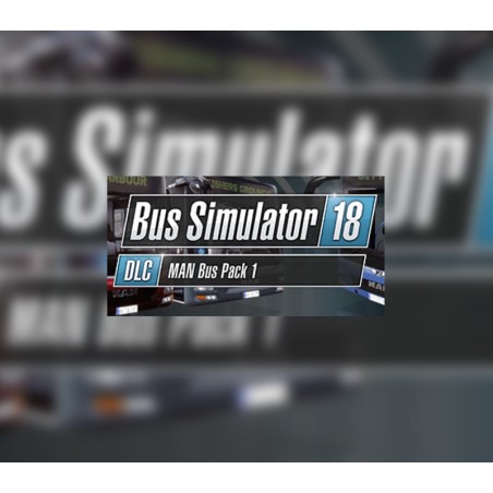 Bus Simulator 18   MAN Bus Pack 1 DLC   Steam Kod Klucz