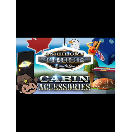 American Truck Simulator   Cabin Accessories DLC Steam Kod Klucz