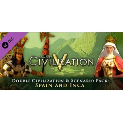 Sid Meiers Civilization V   Spain and Inca Double Civilization Pack DLC Steam Kod Klucz