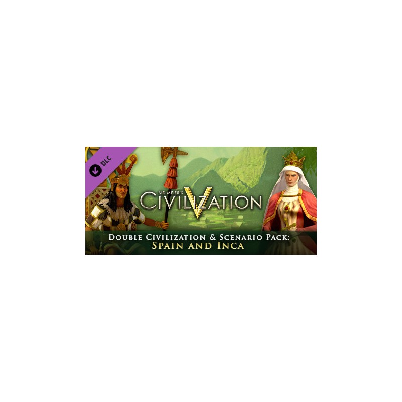 Sid Meiers Civilization V   Spain and Inca Double Civilization Pack DLC Steam Kod Klucz