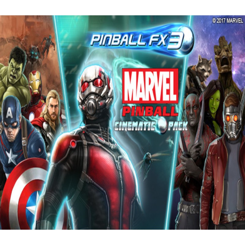 Pinball FX3   Marvel Pinball   Cinematic Pack DLC Steam Kod Klucz