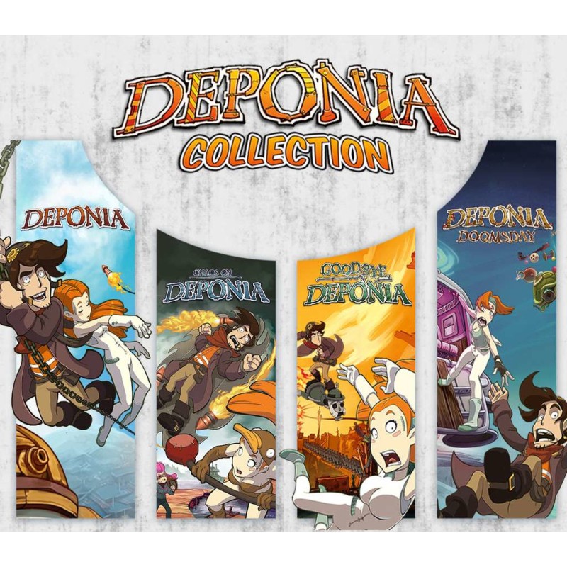 Deponia Full Scrap Collection Steam Kod Klucz