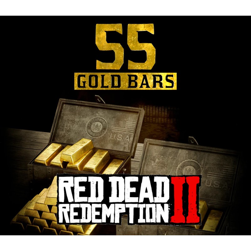 Red Dead Redemption 2 Online   55 Gold Bars XBOX One Kod Klucz