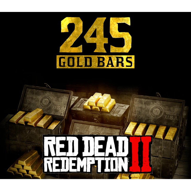 Red Dead Redemption 2 Online   245 Gold Bars XBOX One Kod Klucz