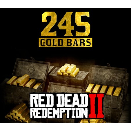 Red Dead Redemption 2 Online   245 Gold Bars XBOX One Kod Klucz