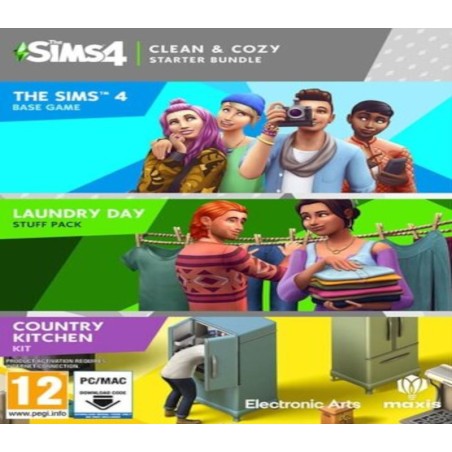 The Sims 4   Clean and Cozy Starter Bundle Origin Kod Klucz