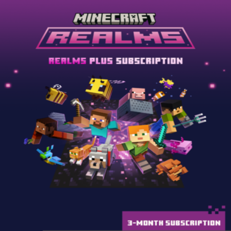 Minecraft Realms Plus 3 Month Subscription XBOX One / Xbox Series X|S / Windows 10 Kod Klucz