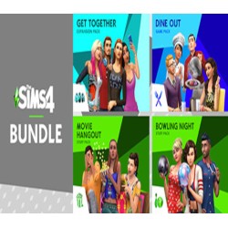 The Sims 4 Sims Night Out Bundle   Get Together, Dine Out, Movie Hangout Stuff, Bowling Night Stuff DLCs Origin Kod Klucz