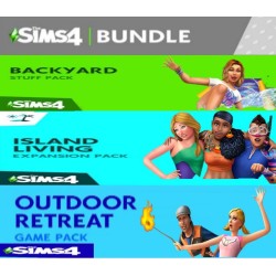 The Sims 4 Outdoor Bundle   Island Living, Outdoor Retreat, and Backyard Stuff DLCs Origin Kod Klucz