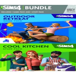 The Sims 4 Bundle Pack  Outdoor Retreat and Cool Kitchen Stuff DLCs Origin Kod Klucz