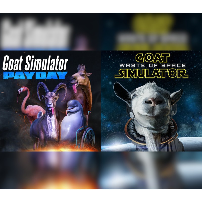 Goat Simulator + Waste of Space DLC + PAYDAY DLC Steam Kod Klucz