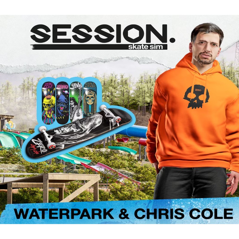 Session  Skate Sim   Waterpark and Chris Cole DLC Steam Kod Klucz