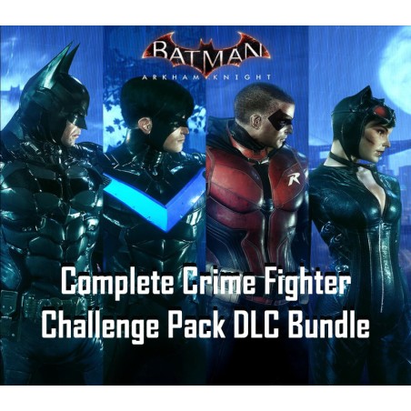 Batman Arkham Knight   Complete Crime Fighter Challenge Pack DLC Bundle Steam Kod Klucz