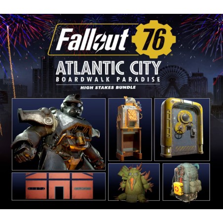 Fallout 76   Atlantic City High Stakes Bundle DLC Steam Kod Klucz