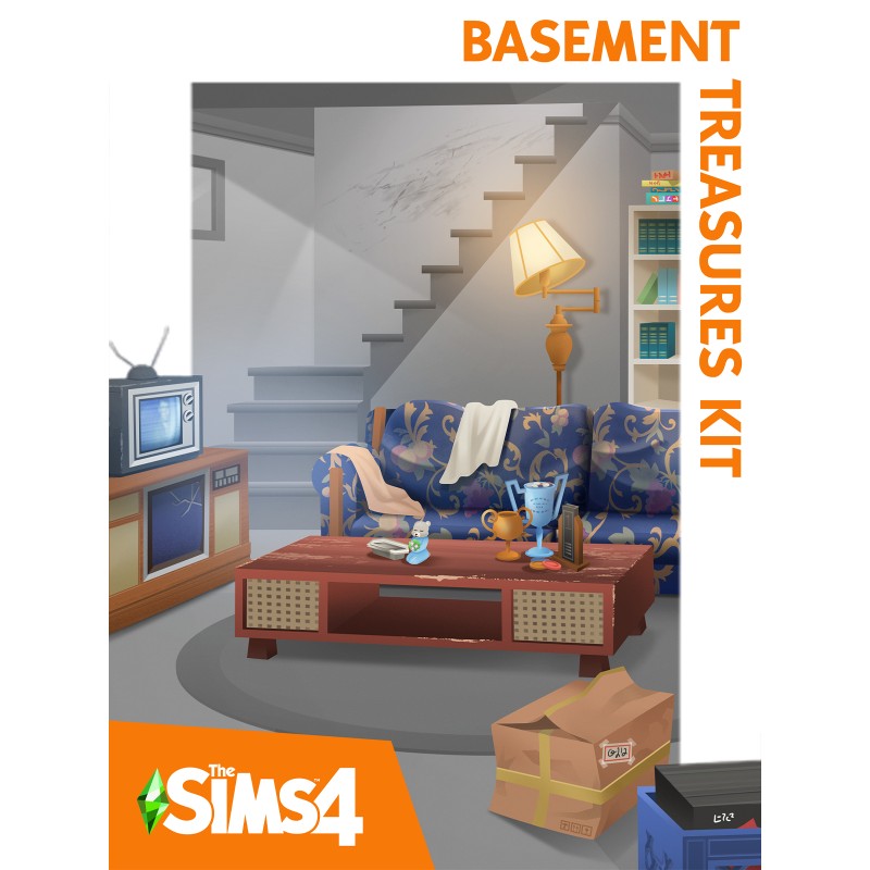 The Sims 4   Basement Treasures Kit PIWNICZNE SKARBY DLC Origin Kod Klucz