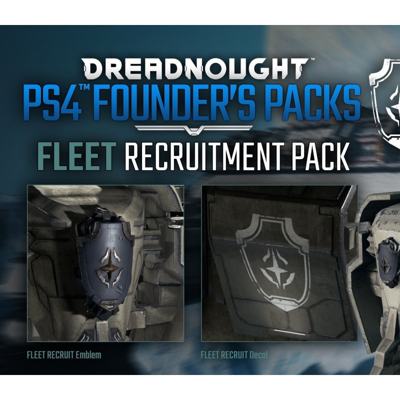 Dreadnought   Fleet Recruitment Pack DLC PS4 Kod Klucz