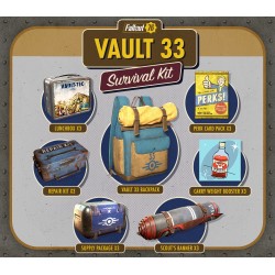 Fallout 76   Vault 33 Survival Pack DLC XBOX One / Series X|S Kod Klucz