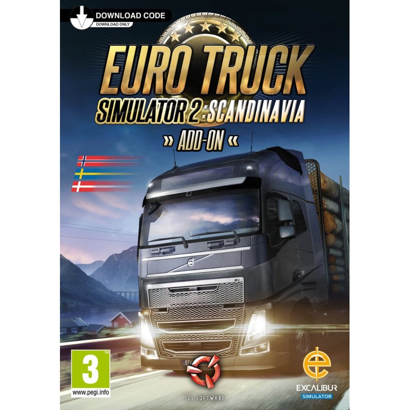 Euro Truck Simulator 2   Scandinavia DLC Steam Kod Klucz