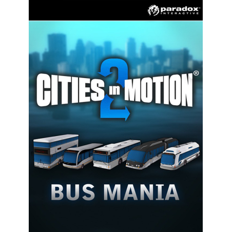 Cities in Motion 2   Bus Mania DLC   PC Steam Kod Klucz