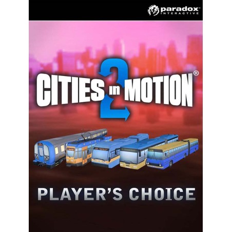 Cities in Motion 2   Players Choice Vehicle Pack DLC   PC Steam Kod Klucz