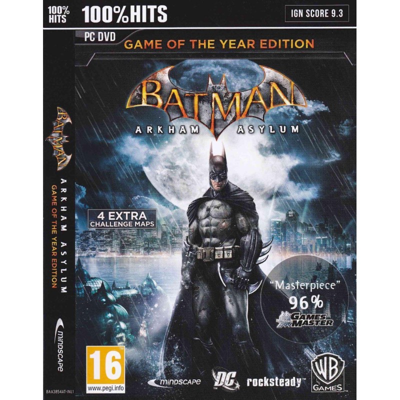 Batman  Arkham Asylum GOTY Edition PC GOG Kod Klucz